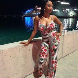 Floral jumpsuit